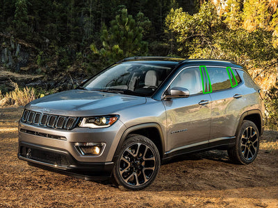 jeep compass 2007-2016 Pillar Post Trim Installation Location