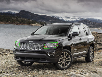 jeep compass 2011-2016 Headlight Protection Installation Location