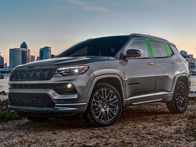 jeep compass 2017-2021 Pillar Post Trim Installation Location