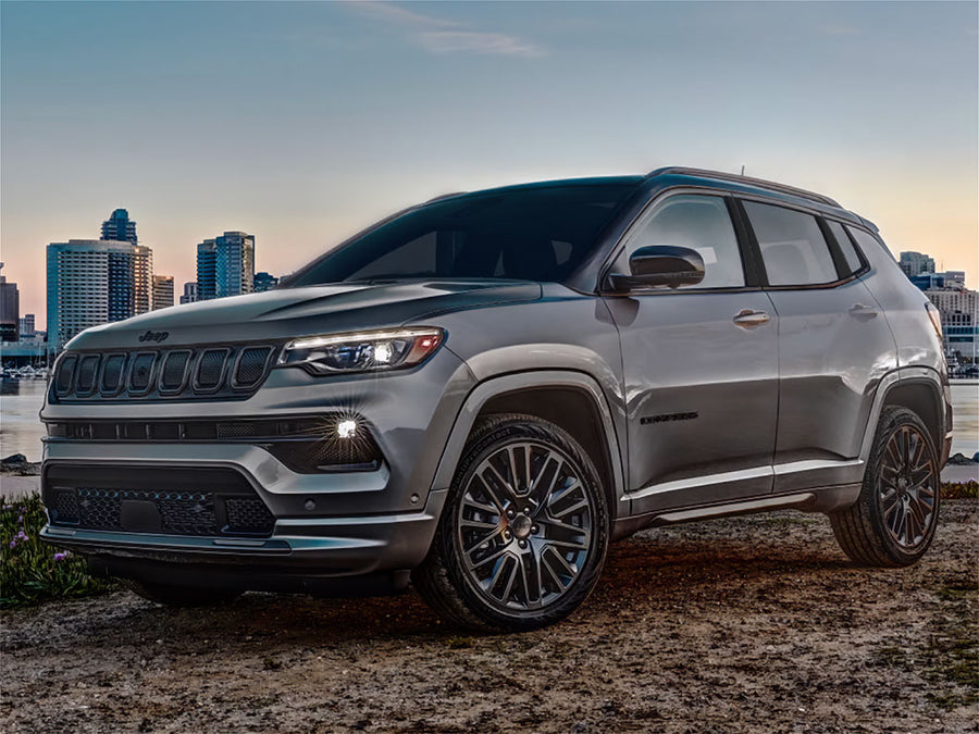 jeep compass 2017-2021 Piano Black Pillar Trim