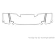 gladiator Avery Dennison Clear Bra Hood Precut PPF Diagram