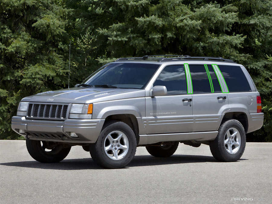 jeep grand cherokee 1993-2004 Pillar Post Trim Installation Location