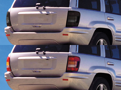 grand cherokee Before and After Smoked Taillights