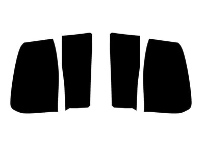 grand cherokee Precut Tail Light Tint Diagram