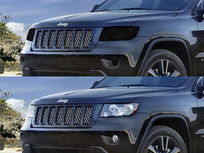 jeep grand cherokee 2011-2013 Headlight Tint Appearance
