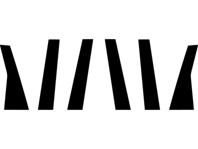 jeep grand cherokee 2011-2023 Carbon Fiber Pillar Trim Diagram