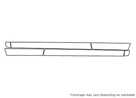 grand cherokee Avery Dennison Clear Bra Door Cup Precut PPF Diagram