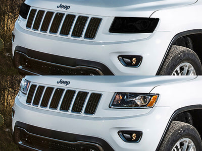 jeep grand cherokee 2014-2016 Headlight Tint Appearance