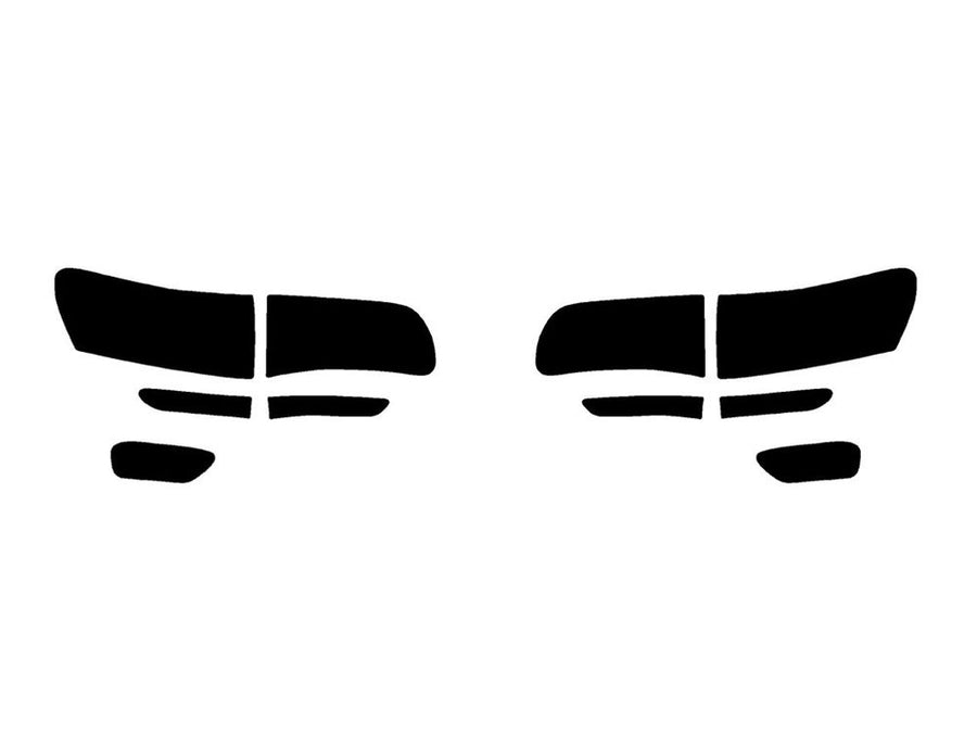 grand cherokee (wk) Precut Tail Light Tint Diagram