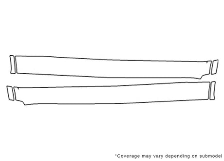 grand cherokee Avery Dennison Clear Bra Door Cup Precut PPF Diagram
