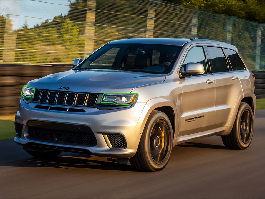 jeep grand cherokee 2017-2021 Headlight Protection Installation Location