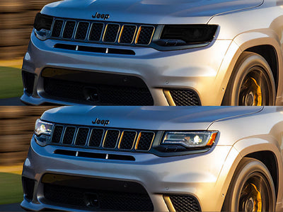 jeep grand cherokee 2017-2021 Headlight Tint Appearance