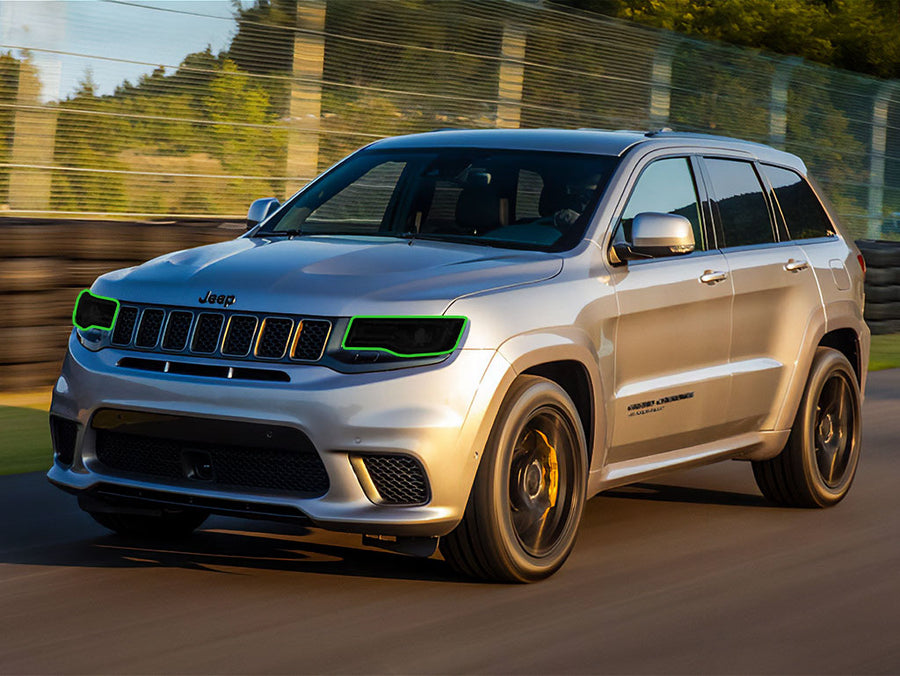 jeep grand cherokee 2017-2021 Headlight Tint Location