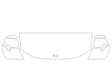 grand cherokee 3M Clear Bra Hood Precut PPF Diagram