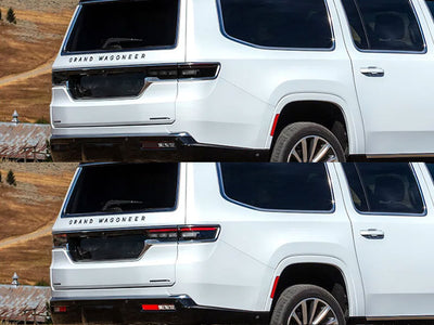 grand wagoneer Before and After Smoked Taillights