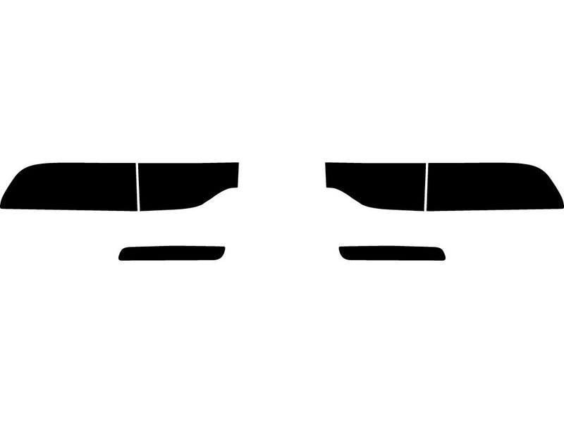 grand wagoneer Precut Tail Light Tint Diagram