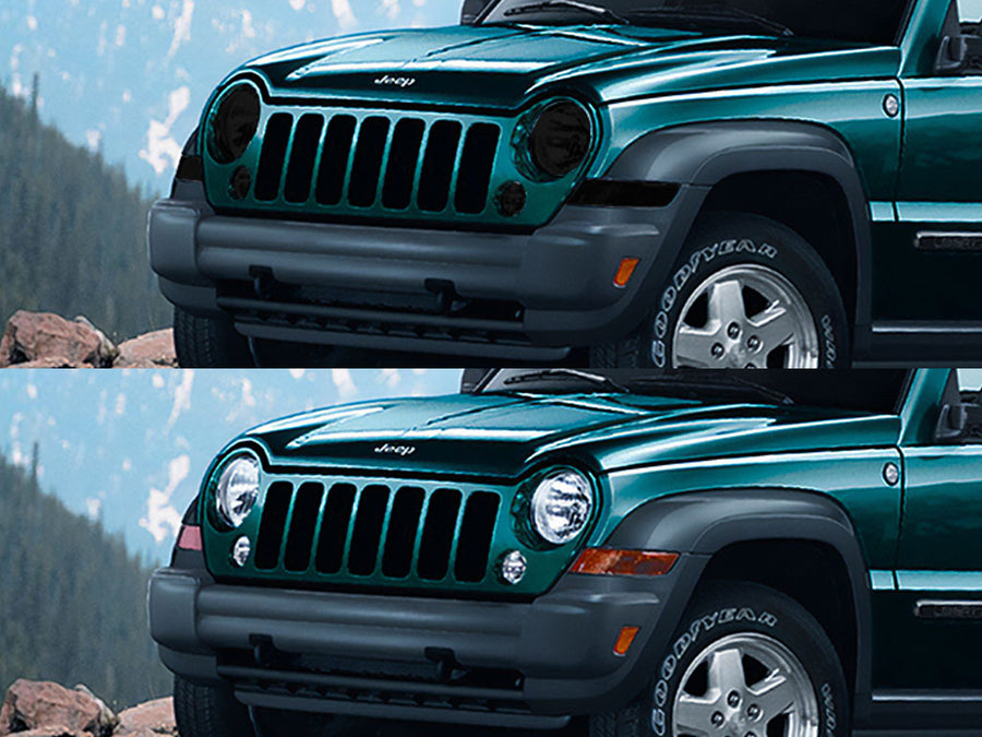 jeep liberty 2005-2007 Headlight Tint Appearance