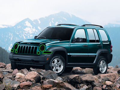 jeep liberty 2005-2007 Headlight Tint Location