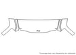 liberty 3M Clear Bra Hood Precut PPF Diagram