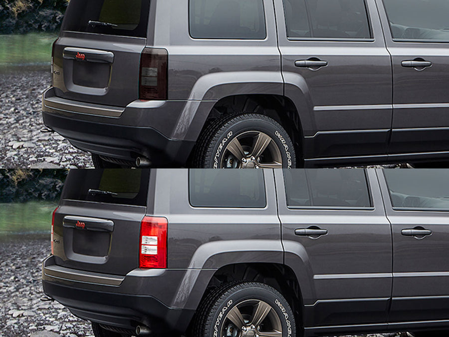 patriot Before and After Smoked Taillights