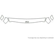 patriot Avery Dennison Clear Bra Hood Precut PPF Diagram