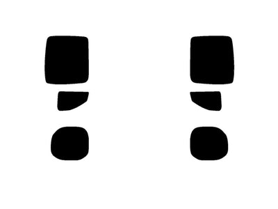 renegade Precut Tail Light Tint Diagram