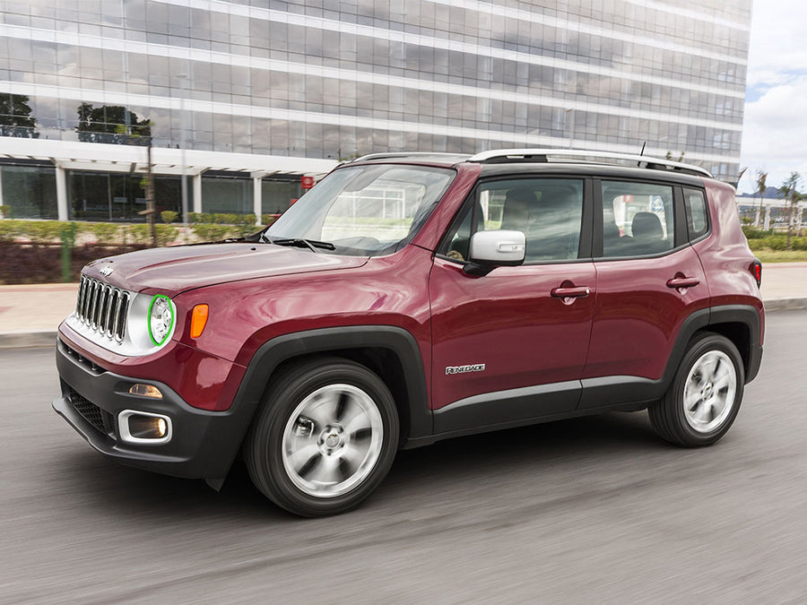 jeep renegade 2015-2018 Headlight Protection Installation Location