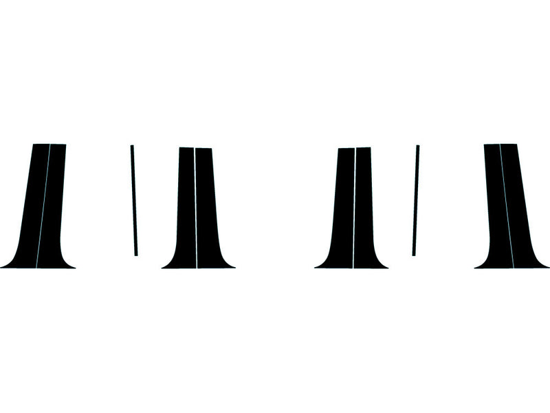 jeep wagoneer 2022-2024 Gloss Black Pillar Trim