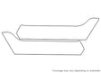 wrangler Avery Dennison Clear Bra Door Cup Precut PPF Diagram