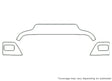wrangler Avery Dennison Clear Bra Hood Precut PPF Diagram