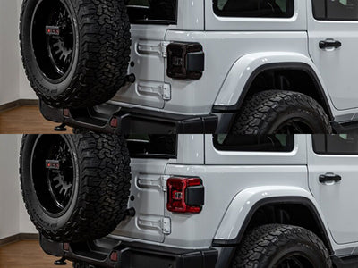 wrangler (jl, led) Before and After Smoked Taillights