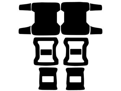 wrangler (jl, led) Precut Tail Light Tint Diagram