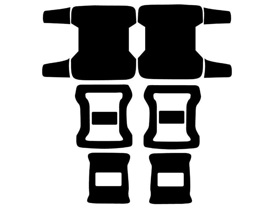 wrangler (jl, led) Precut Tail Light Tint Diagram