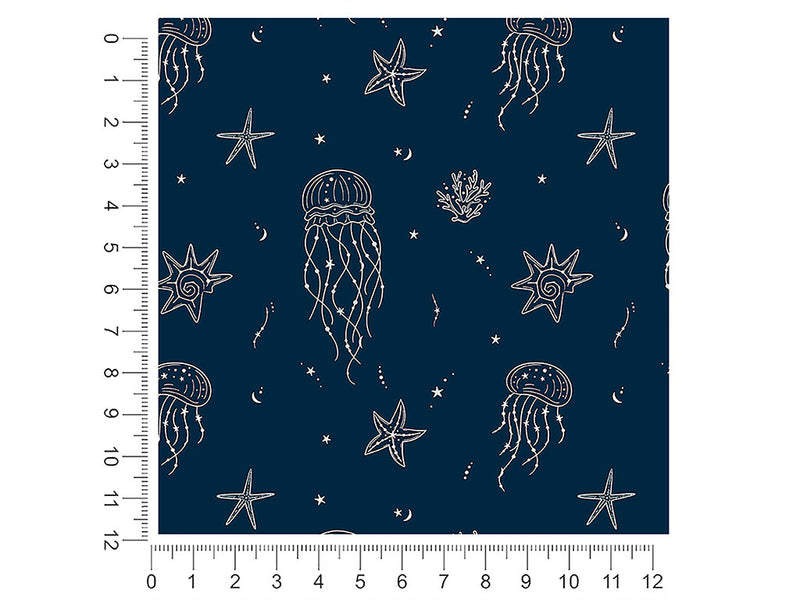 jellyfish constellations salt water 1ft x 1ft Craft Sheets