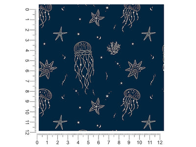 jellyfish constellations salt water 1ft x 1ft Craft Sheets