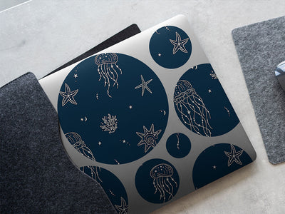 jellyfish constellations salt water DIY Laptop Stickers