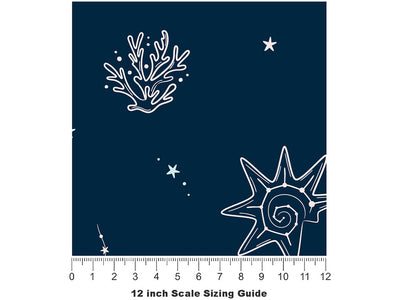 Jellyfish Constellations Marine Life Vinyl Film Pattern Size 12 inch Scale~Rwraps Jellyfish Constellations Marine Life Sizing Chart~2