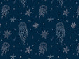 Jellyfish Constellations Marine Life Vinyl Wrap Pattern~Rwraps Series 914 Digitally Printed Vinyl Wrap~0