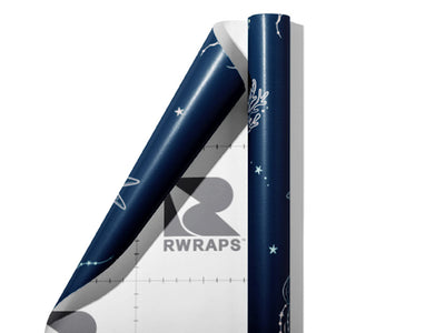 Jellyfish Constellations Marine Life Wrap Film Sheets~Rwraps Series 914 Jellyfish Constellations Marine Life Scrolled Sheet~3