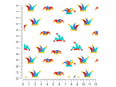jesters cap circus 1ft x 1ft Craft Sheets