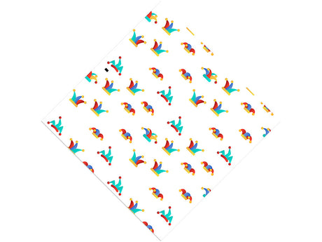 Jesters Cap Circus Vinyl Wrap Pattern