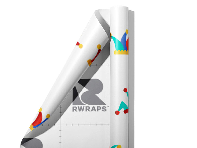 Jesters Cap Circus Wrap Film Sheets~Rwraps Series 914 Jesters Cap Circus Scrolled Sheet~3