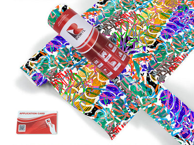 jet set graffiti Craft Vinyl Roll