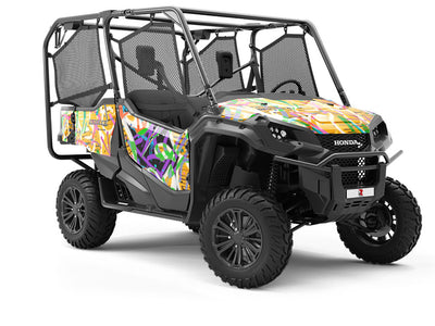 Jet Set Graffiti Utility Vehicle Vinyl Wrap