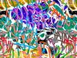 Jet Set Graffiti Vinyl Wrap Pattern~Rwraps Series 914 Digitally Printed Vinyl Wrap~0