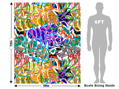 Jet Set Graffiti Vehicle Wrap Scale~Rwraps Series 914 Jet Set Graffiti Measurements~1