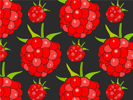 Jewel Black Fruit Vinyl Wrap Pattern~Rwraps Series 914 Digitally Printed Vinyl Wrap~0