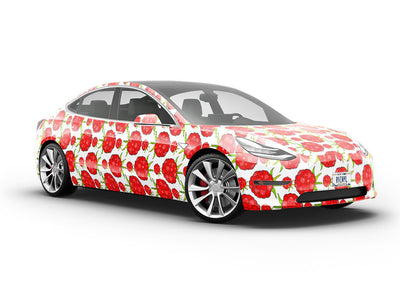 Jewel White Fruit Vehicle Vinyl Wrap
