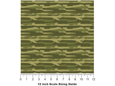Jigsaw Jungle Camouflage Vinyl Film Pattern Size 12 inch Scale~Rwraps Jigsaw Jungle Camouflage Sizing Chart~3