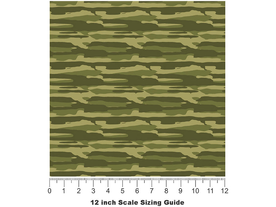 Jigsaw Jungle Camouflage Vinyl Film Pattern Size 12 inch Scale~Rwraps Jigsaw Jungle Camouflage Sizing Chart~3